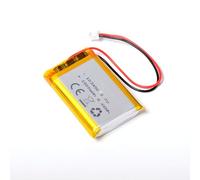 AFTERTECH 103450 1800 mAh 1,8 Ah 50 x 34 x 10 mm Cellule polymère de Lithium LIPO 3,7 V 3,7 V Rechargeable avec BMS et connecteur JST PHR 02 M3A1