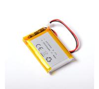 AFTERTECH 103450 2000 mAh 2 Ah 50 x 34 x 10 mm Cellule polymère de Lithium LIPO 3,7 V 3,7 V Rechargeable avec BMS et connecteur JST PHR 02 M3S1