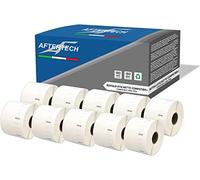 Aftertech 10x 11354 57x32mm Rouleaux d'étiquettes adhésives compatibles (1000 étiquettes/rouleau = 10000 au total) pour les imprimantes d'étiquetage Dymo LabelWriter S0722540 10x11354