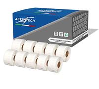 Aftertech 10x 99012 36x89mm Rouleaux d'étiquettes adhésives compatibles (260 étiquettes/rouleau = 2600 au total) pour imprimantes d'étiquetage Dymo LabelWriter S0722400 10x99012
