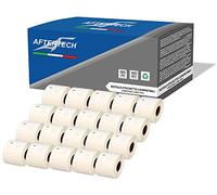 Aftertech 20x 99015 54x70mm Rouleaux d'étiquettes adhésives compatibles (320 étiquettes/rouleau = 6400 au total) pour imprimantes étiqueteuses Dymo LabelWriter S0722440 20x99015