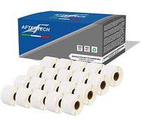 Aftertech 20x 99018 38x190mm Rouleaux d'étiquettes adhésives compatibles (110 étiquettes/rouleau = 2200 au total) pour imprimantes d'étiquetage Dymo LabelWriter S0722470 20x99018