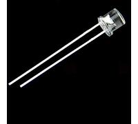 Aftertech 5mm 100pcs UV LED ULTRAVIOLET 390-395nm TETE PLAT 120° + RESISTANCES A2C24.A2C48