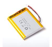 AFTERTECH 755060 3000 mAh 3 Ah 60 x 50 x 7,5 mm Cellule polymère de Lithium LI-POLIMER LIPO 3,7 V Rechargeable avec BMS et connecteur JST PHR 02 M4M1