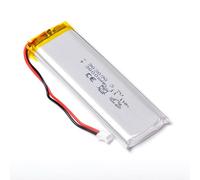 AFTERTECH 903090 3000 mAh 3 Ah 90 x 30 x 9 mm Cellule polymère de Lithium LIPO 3,7 V 3,7 V Rechargeable avec BMS et connecteur JST PHR 02 M3P1