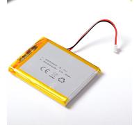AFTERTECH 955465 5000 mAh 5 Ah 65 x 54 x 9,5 mm Cellule polymère de Lithium LI-POLIMER LIPO 3,7 V Rechargeable avec BMS et connecteur JST PHR 02 M4R1
