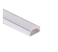 AFTERTECH Barre LED Rigide 50cm Aluminium Blanc Moderne - Couverture Matte Opaque Éclairante - Indoor - LED - Appareil d'éclairage