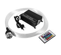 aftertech® Kit Fibre optique 300 points LED RGB changeant de couleur 9 W R1