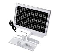 AFTERTECH Module photovoltaïque 10 W 24 V - Panneau solaire - Monocristallin 10 W 36 V Idéal pour systèmes 24 V avec connecteur DC5521 - Dimensions 234 x 349 x 16 mm - Support ftv36 v10 W