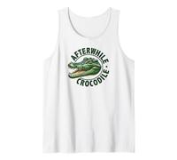 Afterwhile Crocodile Funny Reptile Later Alligator Au Revoir Débardeur