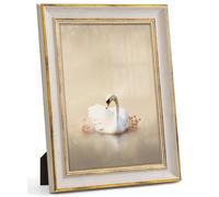 Afuly A4 Bilderrahmen 21x29.7 Vintage Grau Gold Retro Antike Shabby Fotorahmen Deko für Wand Tisch Family Freund Hochzeit Geburtstag Geschenke Muttertage für Mama Oma