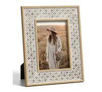 Afuly Cadre Photo 13x18 Bohème Maroc Cadres | Verre HD, Cadre Mural et à Poser sur Table, Durable PS, Cadeau Anniversaire pour Famille Femme Maman Grand-mère