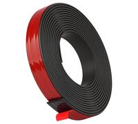 AFXEE Bande Magnétique Autocollante, 3M Bande Magnétique Autocollante Forte avec Adhésive, 1.5CM x 1.5MM Bandes Souple Aimantée Magnétiques Autocollantes pour Aimants, Organiser, Présenter