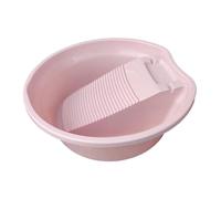 AFXGUSD Bassin à Linge Compact avec évier Intégré pour Le Lavage Du Linge, Idéal pour Les Chemises, Blouses et Pantalons D'extérieur, rose