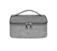 AFXGUSD Boîte à Repas Chauffante USB Sac Repas Chauffant Portable Conteneur de Nourriture Isolant Tissu Oxford Waterproof Fermeture Zip Adaptée à Adulte Dépla, Gris