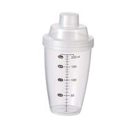 AFXGUSD Bouteille Shaker à Protéines 200 Ml Transparente pour Boissons, Idéale pour Les Sportifs, Les Salles de Sport et Le Fitness En Extérieur.