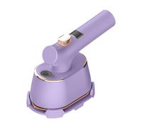 AFXGUSD Défroisseur Vapeur Portable avec Contrôle Intelligent de La Température. Efficace Design Pliable. Deux Fonctions : à Emporter Ou à La, Violet