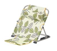 AFXGUSD Dossier de Lit, Soutien Lombaire et Cervical, Fauteuil Inclinable Sans Pieds Oxford, Dossier En Forme de pour Manger, Lire Ou Se Détendre à, Feuilles Vertes