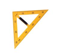 AFXGUSD Ensemble de Matériel Mathématique : équerre, Règle, Outil Pédagogique Robuste pour La Conception, Les écoles et Les Salles de ingénieurs, triangle de 45 degrés
