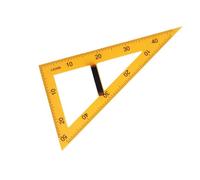 AFXGUSD Ensemble de Matériel Mathématique : équerre, Règle, Outil Pédagogique Robuste pour La Conception, Les écoles et Les Salles de ingénieurs, triangle de 60 degrés