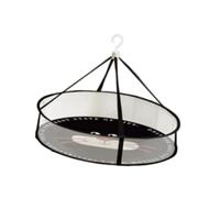 AFXGUSD Étendoir à Linge Pliable et Empilable pour Pulls et Serviettes, Utilisable en Intérieur et en Extérieur, Couche Unique Noire