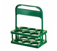AFXGUSD Porte-Bouteilles Portable Support Bière Panier à Boissons Plastique Résistant avec Poignée Pratique pour Utilisation Lors de Fête Maison Bar, Vert, Vert, Petit 300 ML Environ
