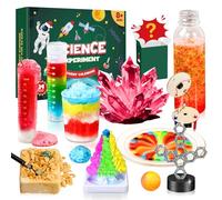 AFXXE Calendrier Avent 2025 Experiences Scientifiques Enfants, 24 Pièces Calendrier de L'avent Kit Coffret Chimie 8 Ans et Plus, Idee Science Jouet Cadeau Garcon Enfant, Kits éducatifs de Sciences