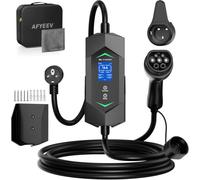AFYEEV Chargeur Voiture Electrique Type 2 3,7kW 6m 6-16A Mobile Wallbox