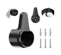 AFYEEV Support de Chargeur EV, Support Mural de Type 2 Support de Câble Chargeur Véhicule, Support de Type 2 Chargeur pour Voiture électrique avec Connecteur IEC 62196-2, Noir
