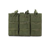 Ag 3-Poudres À Triple Chargeur Molle 5.56,Plaque De Rétention K19,Plaque Electrolux,Support Mag,Sac Airsoft - Type Green