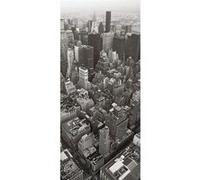 AG ART City from birds view, intissé photo mural, 90 x 202 cm, 1 part G