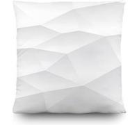 AG ART Coussin blanc créatif - 45 cm x 45 cm Blanc