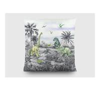 AG ART Coussin - dinosaures noir et blanc - 40x40 cm Multicolors