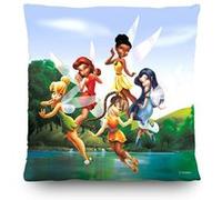 AG ART Coussin - La fée Clochette et ses amies - 40x40 cm Multicolors