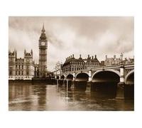 AG ART London Big Ben, photo murale, 360x254 cm, 4 parts Multicolors G