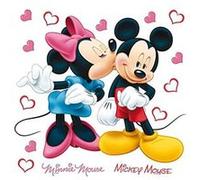 AG ART Minis Stickers Disney - Mickey et Minnie Mouse - 30 CM x 30 CM Multicolors