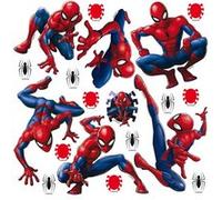 AG ART Minis Stickers Marvel 7 Spiderman et décorations - 1 planche de 30 CM x 30 CM Multicolors