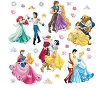AG ART Minis Stickers Princesses au Bal Disney - 30 CM x 30 CM Multicolors