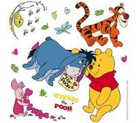 AG ART Minis Stickers Winnie L'Ourson Disney - 30 CM x 30 CM Multicolors
