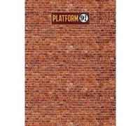 AG ART Papier peint Harry Potter : le mur vers le quai neuf, trois, quart 182 x 252 cm Multicolors