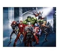 AG ART Papier peint intissé - Disney Marvel Avengers au combat - 360 cm x 270 cm Multicolors G