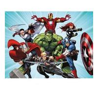 AG ART Papier peint intissé - Disney Marvel Avengers prêt à combattre - 360 cm x 270 cm Multicolors G