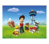 AG ART Papier Peint Intissé - Pat'Patrouille - modèle Ryder et ses amis 360 cm x 270 cm Multicolors G