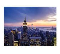 AG ART Papier Peint New York de nuit 360x270 cm Multicolors G