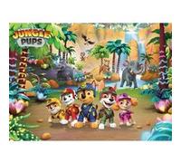 AG ART Papier peint Pat'Patrouille Jungle Pups - 4 Personnages - 252 x 182 cm multicolore