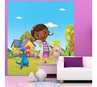 AG ART Papier peint XL Docteur la Peluche Disney 180X202 CM Multicolors G