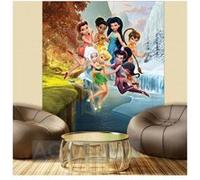 AG ART Papier peint XL intisse Clochette et le secret des Fées Disney 180X202 CM Multicolors G