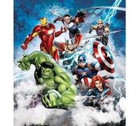AG ART Papier peint XL intisse Disney Marvel Avengers180X202 CM Multicolors G