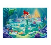 AG ART Papier peint XXL intisse Ariel La Petite Sirène Princesse Disney 360X270 CM Multicolors G