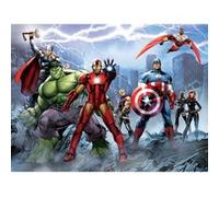 AG ART Papier peint XXL intisse Equipe Avengers Marvel 360X270 CM Multicolors G